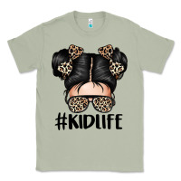 Matcha kid life leopard messy bun Classic Tee - texasbilliewilder