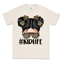 Natural kid life leopard messy bun Classic Tee - texasbilliewilder