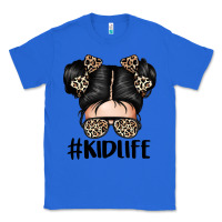 True Royal kid life leopard messy bun Classic Tee - texasbilliewilder