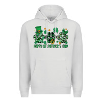 Dove Grey happy st.patrick's day Premium Hoodie - MaliasSmallBusiness