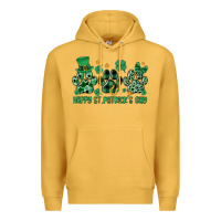 Mustard happy st.patrick's day Premium Hoodie - MaliasSmallBusiness