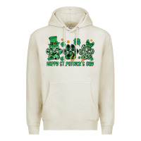 Oatmeal Heather happy st.patrick's day Premium Hoodie - MaliasSmallBusiness
