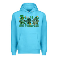 Ocean Blue happy st.patrick's day Premium Hoodie - MaliasSmallBusiness