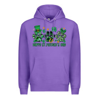 Purple happy st.patrick's day Premium Hoodie - MaliasSmallBusiness