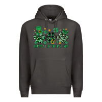 Smoke happy st.patrick's day Premium Hoodie - MaliasSmallBusiness