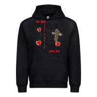 Black for god so loved the world Urban Hoodie - MaliasSmallBusiness