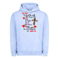 Pigment Grape Ice for god so loved the world Urban Hoodie - MaliasSmallBusiness