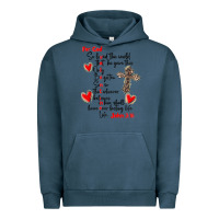 Pigment Midnight Navy for god so loved the world Urban Hoodie - MaliasSmallBusiness