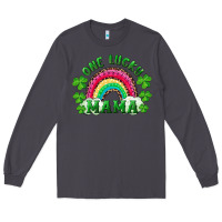Smoke st patrick's day one lucky mama Long Sleeve Tee - RanaPortraitStore