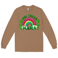 Toasted Coconut st patrick's day one lucky mama Long Sleeve Tee - RanaPortraitStore