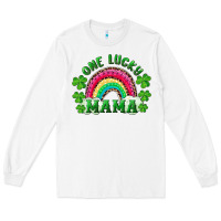 White st patrick's day one lucky mama Long Sleeve Tee - RanaPortraitStore
