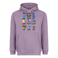 Lavender god says i am autism Heavyweight Hoodie - JahusDesignShop
