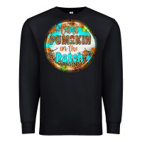 Black cutest pumpkin İn the patch Premium Sweatshirt - BundleAndBundleShop