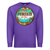 Purple cutest pumpkin İn the patch Premium Sweatshirt - BundleAndBundleShop
