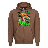 Chestnut witchy and wild Zipper Hoodie - Zillion Design Studio