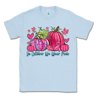 Dusty Blue in october we wear pink Classic Tee - Zillion Design Studio