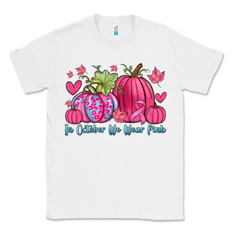 In October We Wear Pink Classic Tee by Zillion Design Studio | Teevron