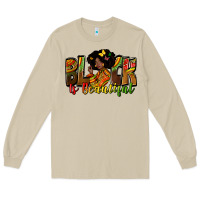 Mushroom black is beautiful Long Sleeve Tee - Zillion Design Studio