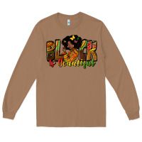 Toasted Coconut black is beautiful Long Sleeve Tee - Zillion Design Studio