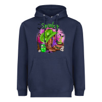 Navy spooky cowgirl  halloween Heavyweight Hoodie - AdoDesignShop