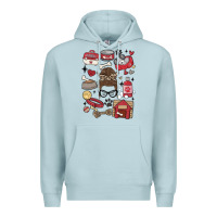 Blue Mist can't talk right now i'm busy doing dog mom Premium Hoodie - MaliasSmallBusiness
