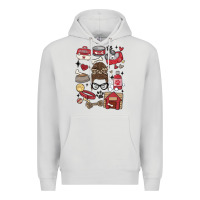Dove Grey can't talk right now i'm busy doing dog mom Premium Hoodie - MaliasSmallBusiness