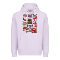 Lilac can't talk right now i'm busy doing dog mom Premium Hoodie - MaliasSmallBusiness