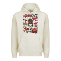 Oatmeal Heather can't talk right now i'm busy doing dog mom Premium Hoodie - MaliasSmallBusiness
