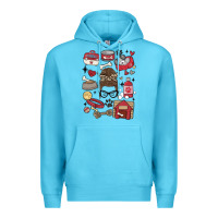 Ocean Blue can't talk right now i'm busy doing dog mom Premium Hoodie - MaliasSmallBusiness