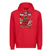 Red can't talk right now i'm busy doing dog mom Premium Hoodie - MaliasSmallBusiness