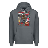 Rock can't talk right now i'm busy doing dog mom Premium Hoodie - MaliasSmallBusiness