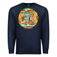 Navy i think i love fall most of all Premium Sweatshirt - BundleAndBundleShop