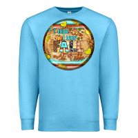 Ocean Blue i think i love fall most of all Premium Sweatshirt - BundleAndBundleShop