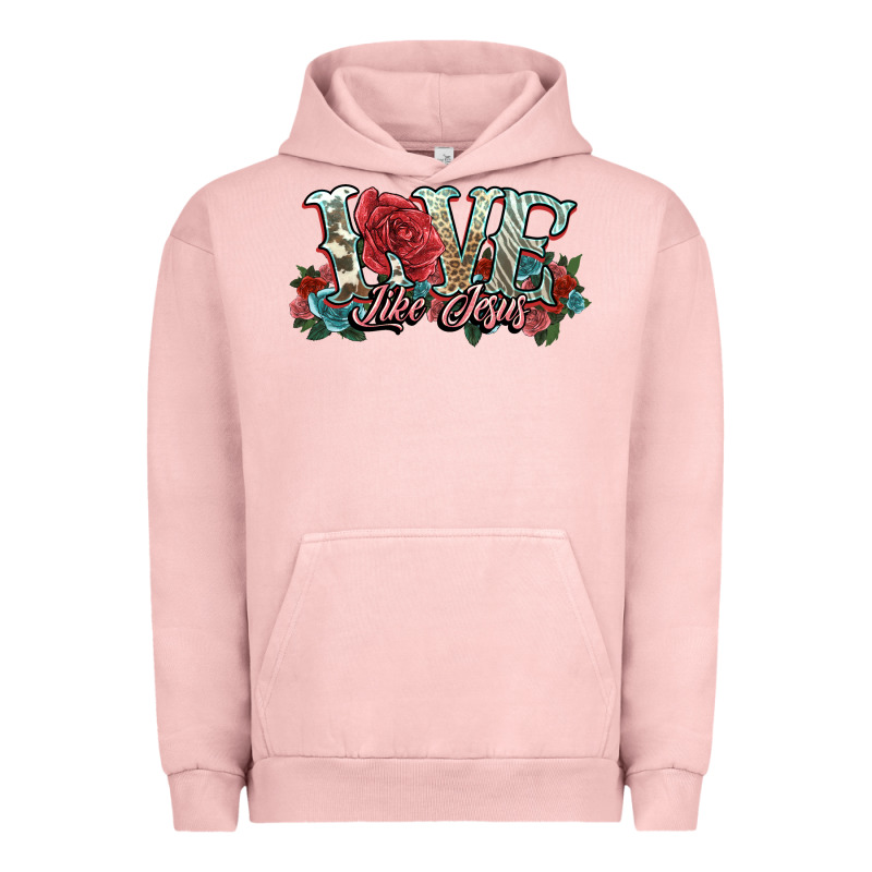 Love Like Jesus Roses Urban Hoodie by NancyCooperArtShop | Teevron