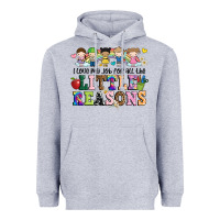 Heather Grey i love my job for all the little reasons Heavyweight Hoodie - JahusDesignShop