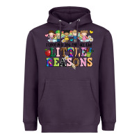 Plum i love my job for all the little reasons Heavyweight Hoodie - JahusDesignShop