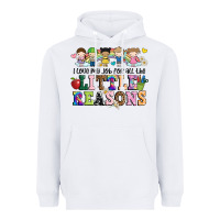 White i love my job for all the little reasons Heavyweight Hoodie - JahusDesignShop