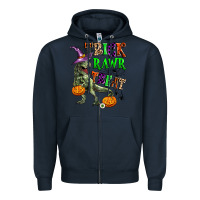 Navy trick rawr treat Zipper Hoodie - Zillion Design Studio