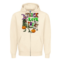 Sandshell trick rawr treat Zipper Hoodie - Zillion Design Studio