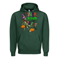 Sports Green trick rawr treat Zipper Hoodie - Zillion Design Studio