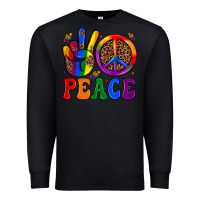 Black peace Premium Sweatshirt - JahusDesignShop