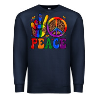 Navy peace Premium Sweatshirt - JahusDesignShop