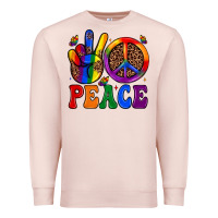 Pale Pink peace Premium Sweatshirt - JahusDesignShop