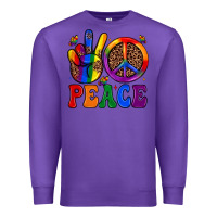 Purple peace Premium Sweatshirt - JahusDesignShop