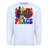 White peace Premium Sweatshirt - JahusDesignShop