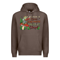 Coffee if my book is open your mouth should be closed malia Premium Hoodie - MaliasSmallBusiness