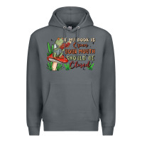 Rock if my book is open your mouth should be closed malia Premium Hoodie - MaliasSmallBusiness