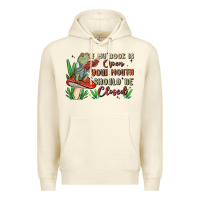 Sandshell if my book is open your mouth should be closed malia Premium Hoodie - MaliasSmallBusiness