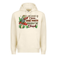 Tofu if my book is open your mouth should be closed malia Premium Hoodie - MaliasSmallBusiness