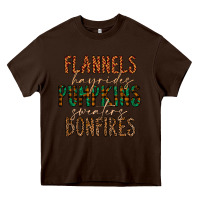 Chocolate Brown flannels hayrides pumpkins bonfires Heavy Core Tee - CowhideDigitalArt
